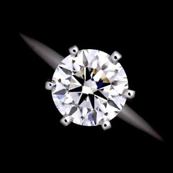 Tiffany TIFFANY&CO. Solitaire Diamond 1.03ct H/VS1/3EX 11.5 Ring Pt Platinum