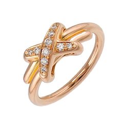 Chaumet CHAUMET Jeux de Liens #50 Ring Diamond K18 PG Pink Gold 750