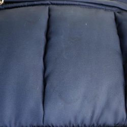 PRADA Bomber Handbag 2Way Shoulder Bag Navy B2636M Women's
