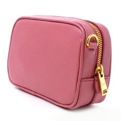 PRADA Saffiano Shoulder Bag Pink 1N1674 Women's