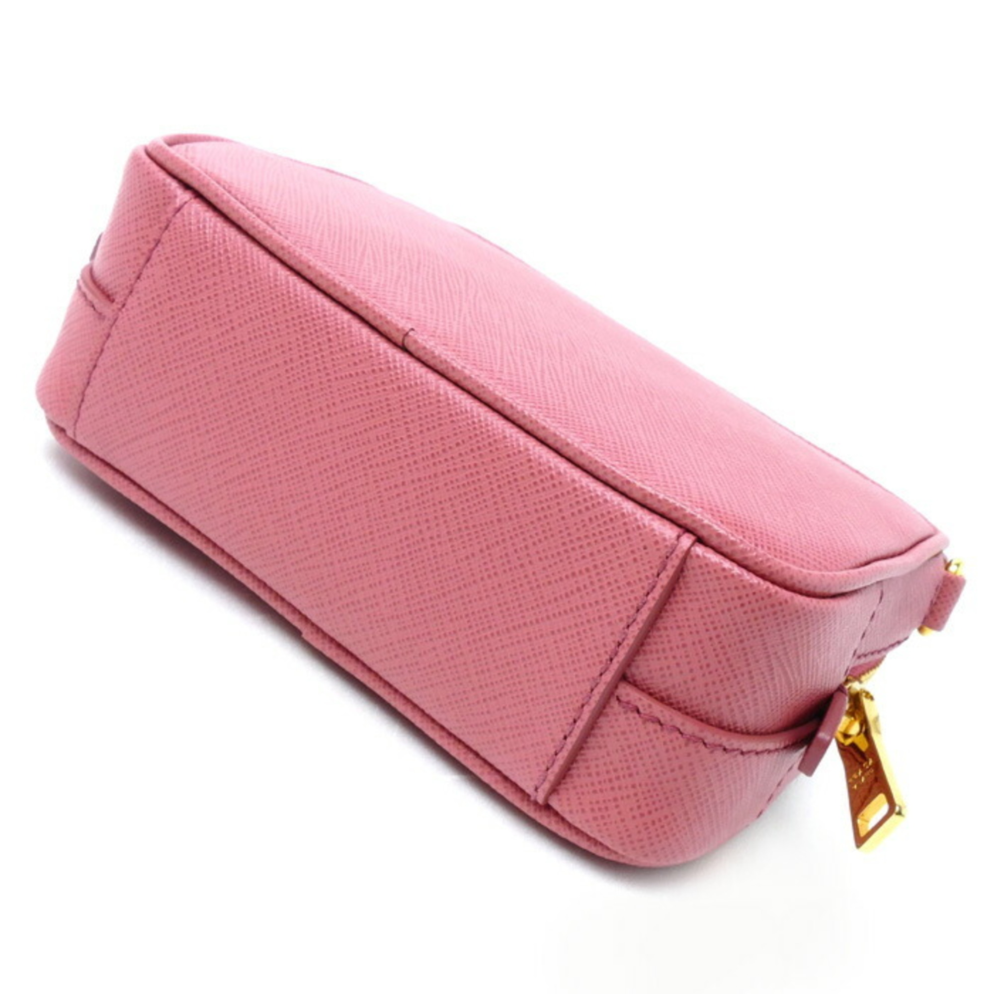 PRADA Saffiano Shoulder Bag Pink 1N1674 Women's