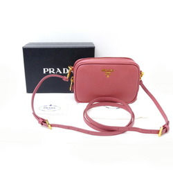 PRADA Saffiano Shoulder Bag Pink 1N1674 Women's