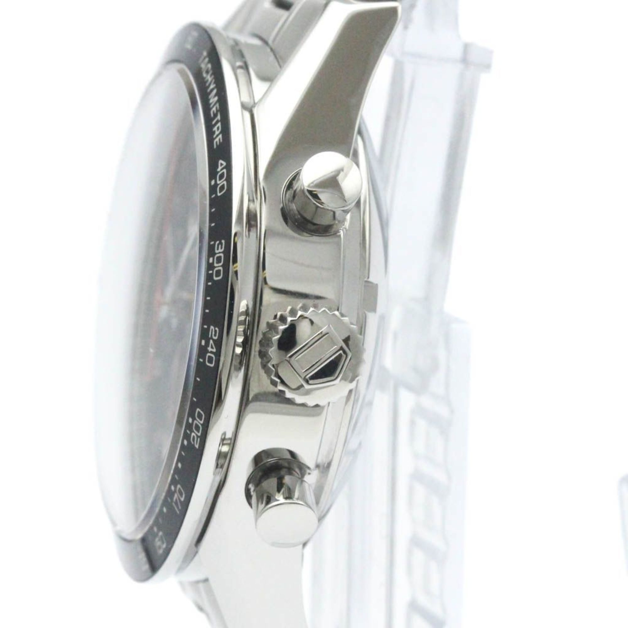 Polished TAG HEUER Carrera Chronograph Calibre 16 Steel Watch CV201AH BF567954