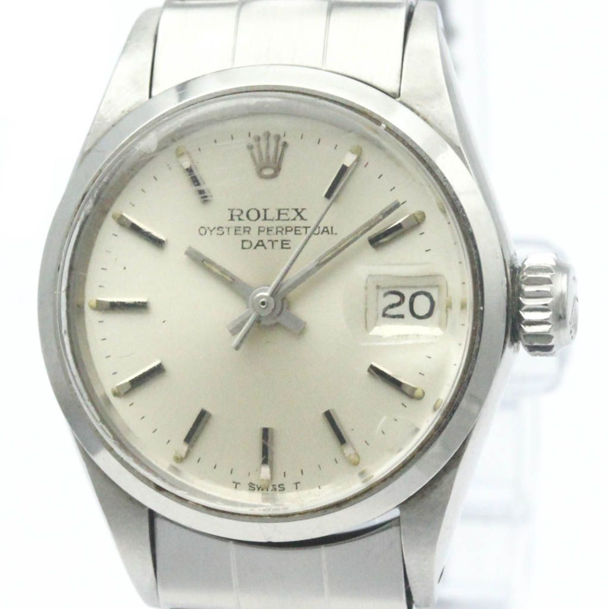 Vintage ROLEX Oyster Perpetual Date 6516 Steel Automatic Ladies Watch BF568472