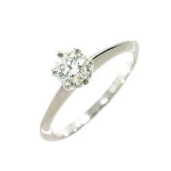 Tiffany TIFFANY&Co. Solitaire Diamond 0.39ct H/VS1 No. 7 Ring Pt Platinum
