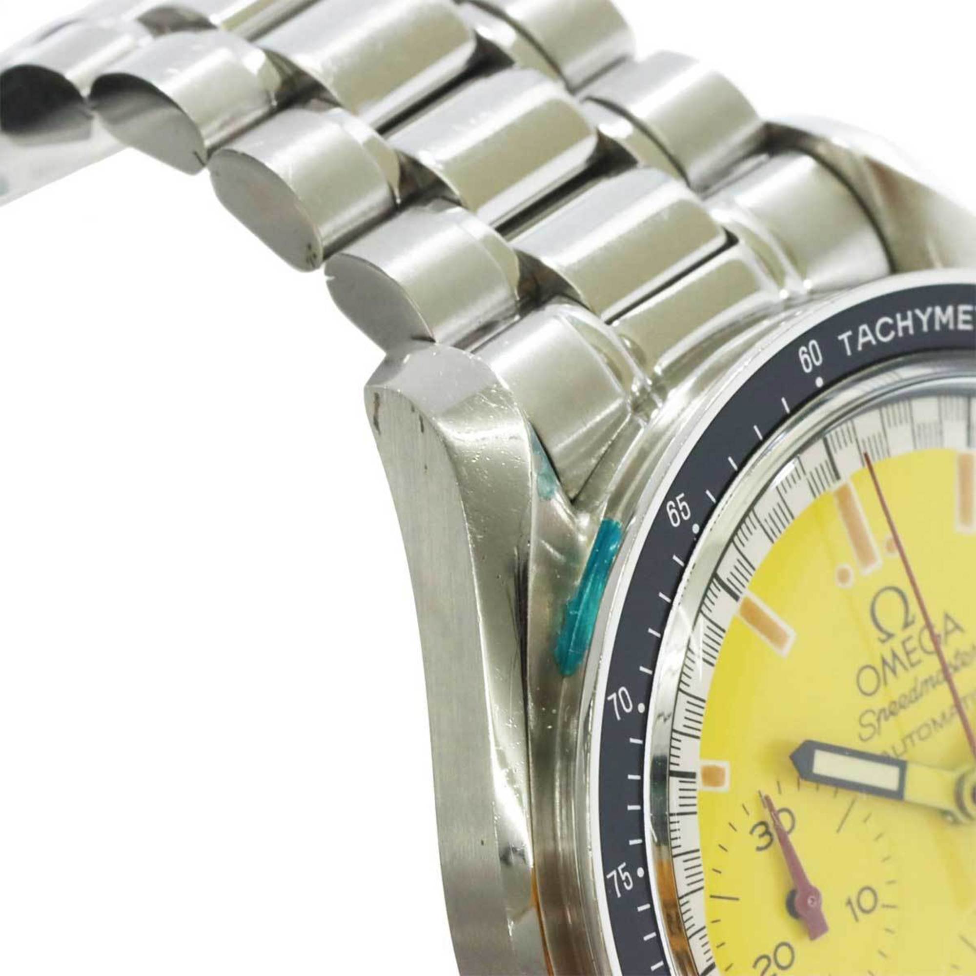 Omega OMEGA Speedmaster Racing Schumacher Limited 3510 12 Chronograph Men's Watch Yellow Dial Automatic