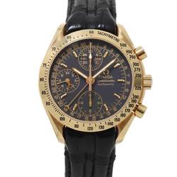Omega OMEGA Speedmaster Triple Calendar Chronograph 3623 50 Men's Watch Black Dial Pink Gold K18PG Automatic