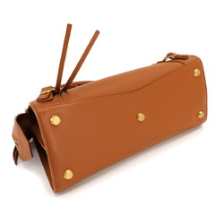 BALENCIAGA Neo Classic City S 2way Hand Shoulder Bag Leather Brown 678629