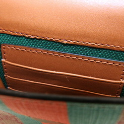Gucci Shoulder Bag GG Plus 723766 Beige Red Multicolor PVC Leather Pochette Smartphone Supreme Stripe Women's GUCCI