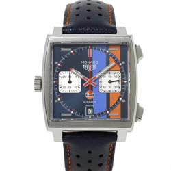 TAG Heuer Monaco Gulf Special Edition Caliber 11 CAW211R.FC6401 Chronograph Men's Watch Date Back Skeleton Automatic Winding