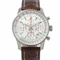 Breitling Navitimer Montbrillant 01 AB0130 Chronograph Men's Watch Date Silver Dial Automatic