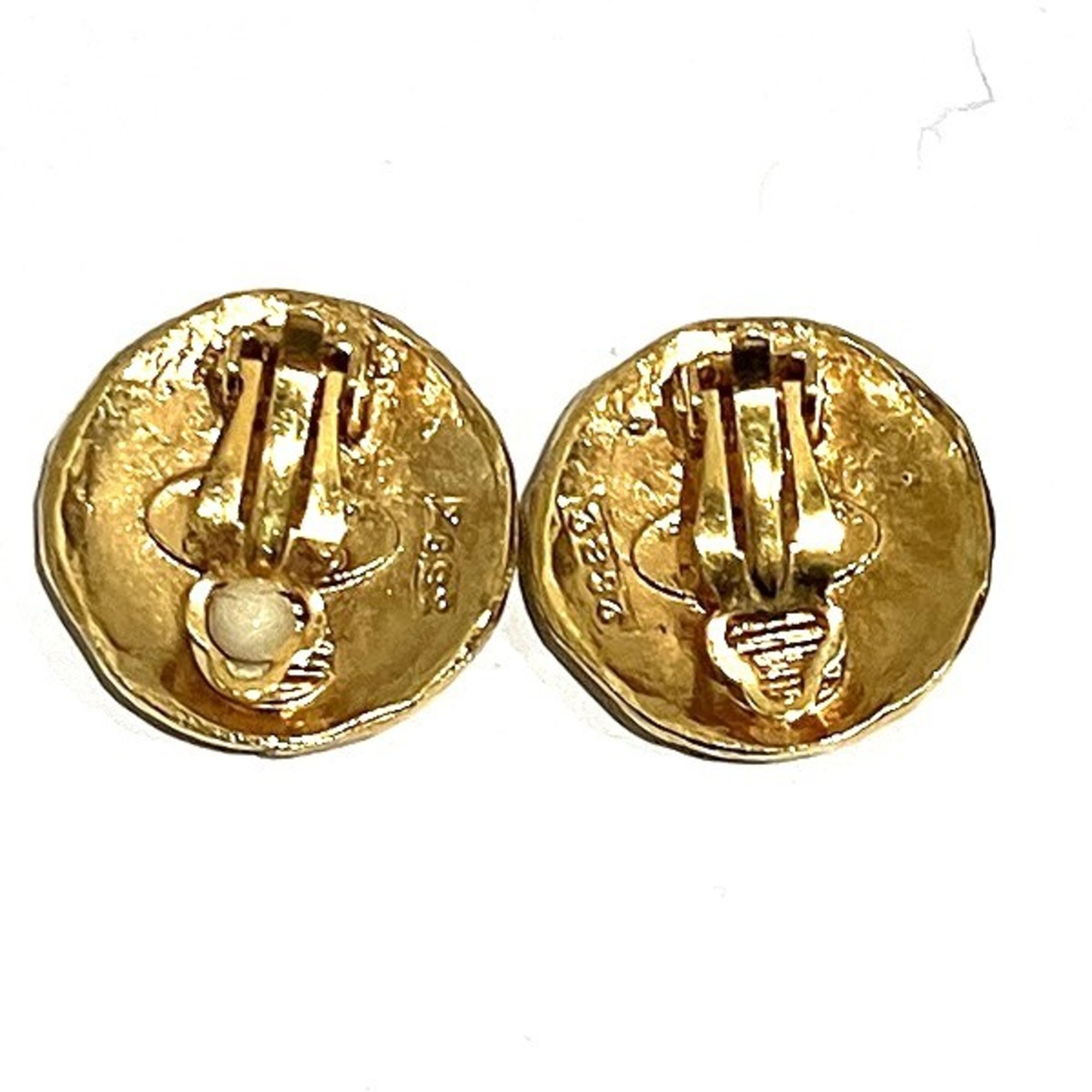 CHANEL Cocomark Lion Earrings Brand Accessories Ladies