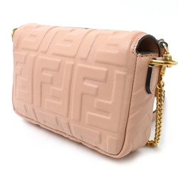 FENDI Zucca Mini Bucket Shoulder Bag Pink 8BS017 A72V F1JCJ Ladies