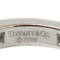 TIFFANY&Co. Tiffany Pt950 Platinum Full Circle Channel Setting Ring 60003339 Diamond Size 6.5 3.6g Women's