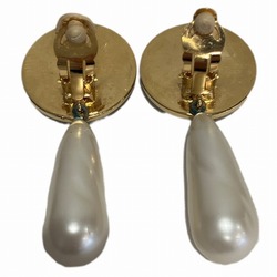 CHANEL Clover Tiadoro Fake Pearl Brand Accessories Earrings Ladies
