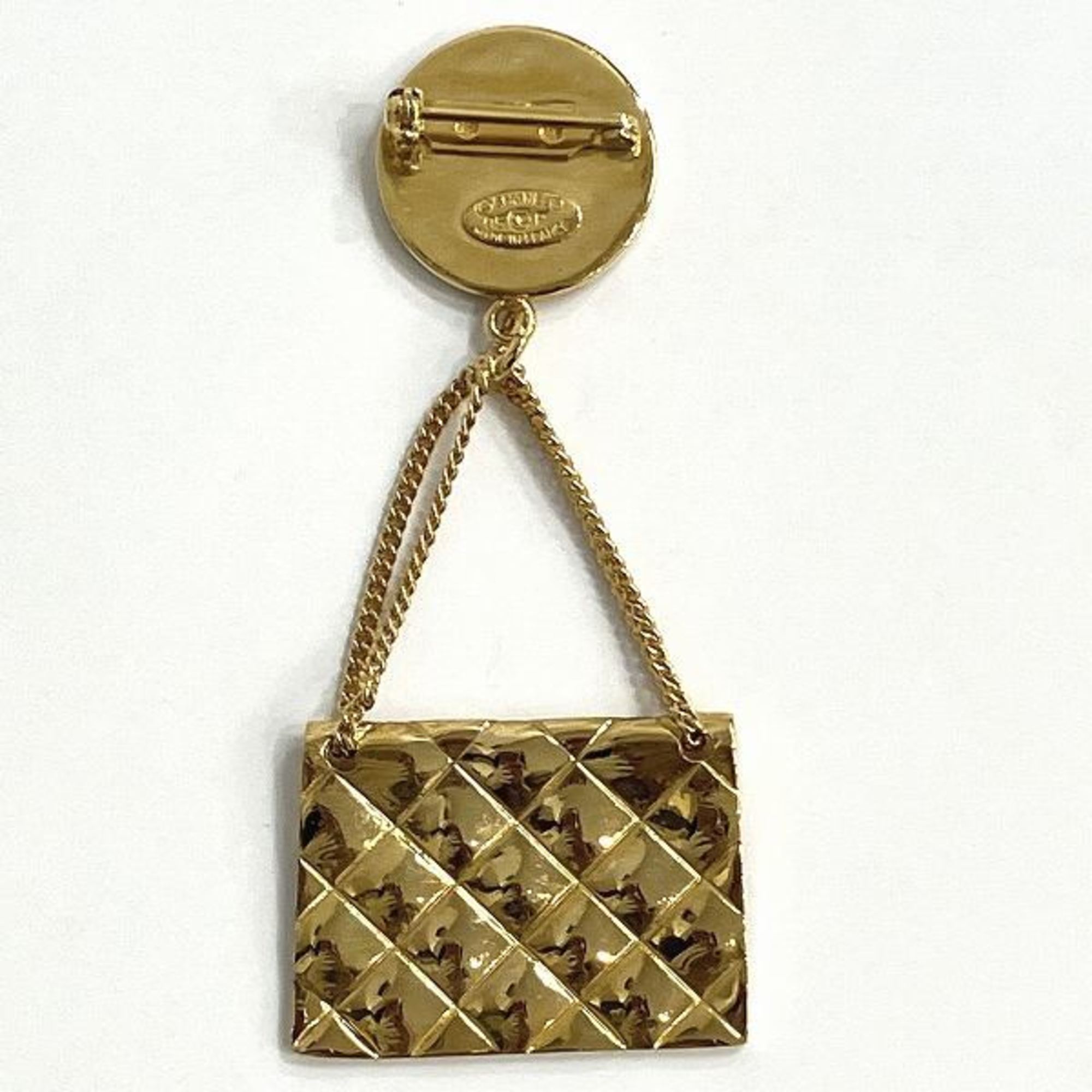 CHANEL Cocomark Matelasse Bag Motif 95P Brand Accessories Brooch Ladies