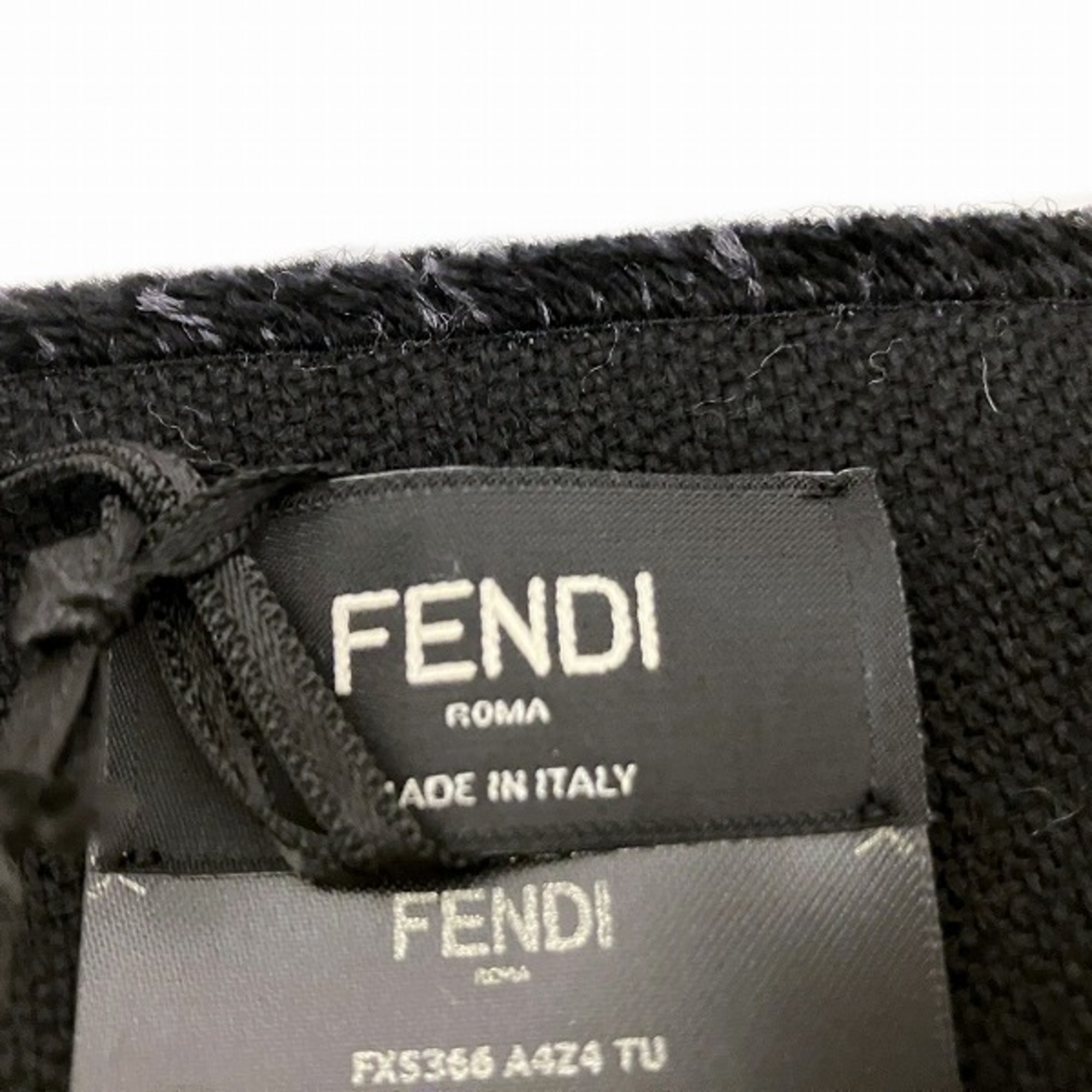 FENDI Zucca pattern FXS366 A4Z4 Brand accessories Muffler Stole Men's Women's products