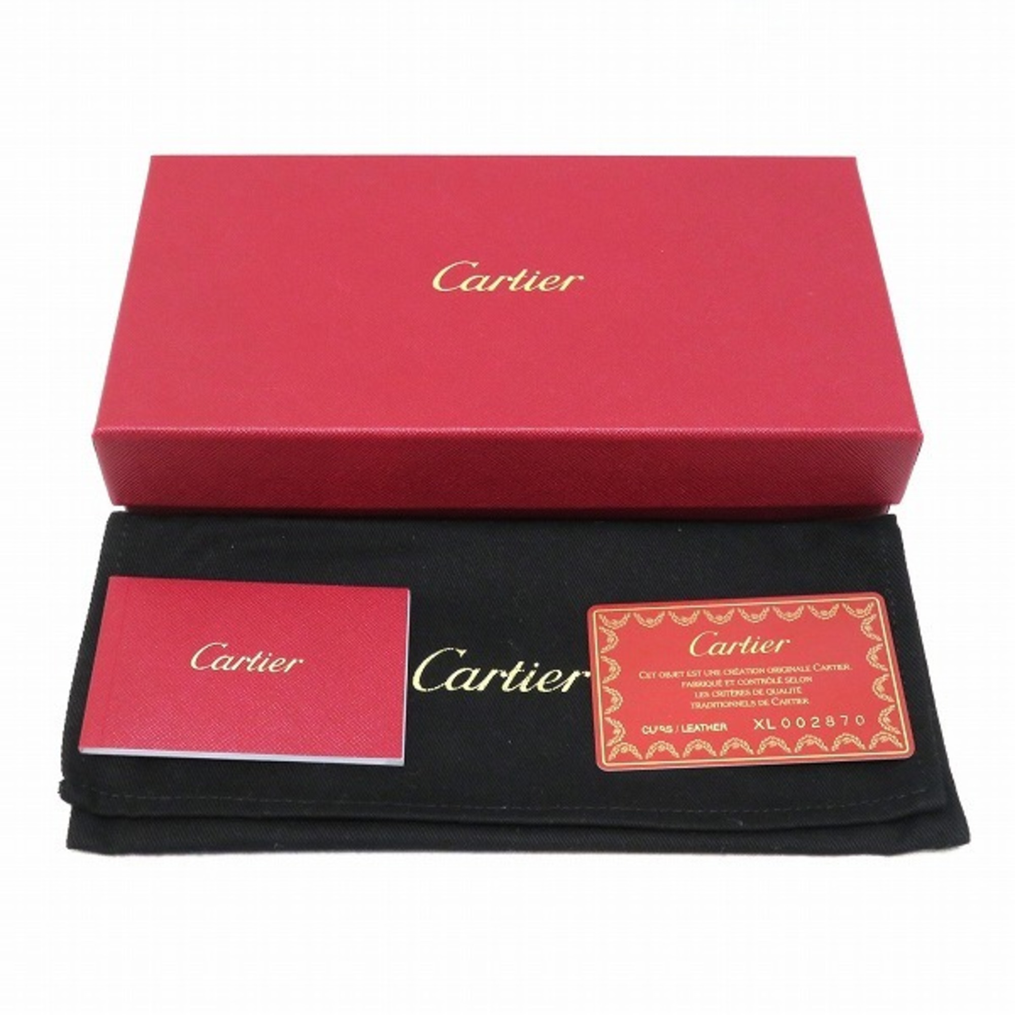 Cartier Must Do International Wallet L3001361 Long Bifold Men's