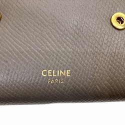 Celine CELINE Small Triford Wallet 10B573BEL.10BL Trifold Women's