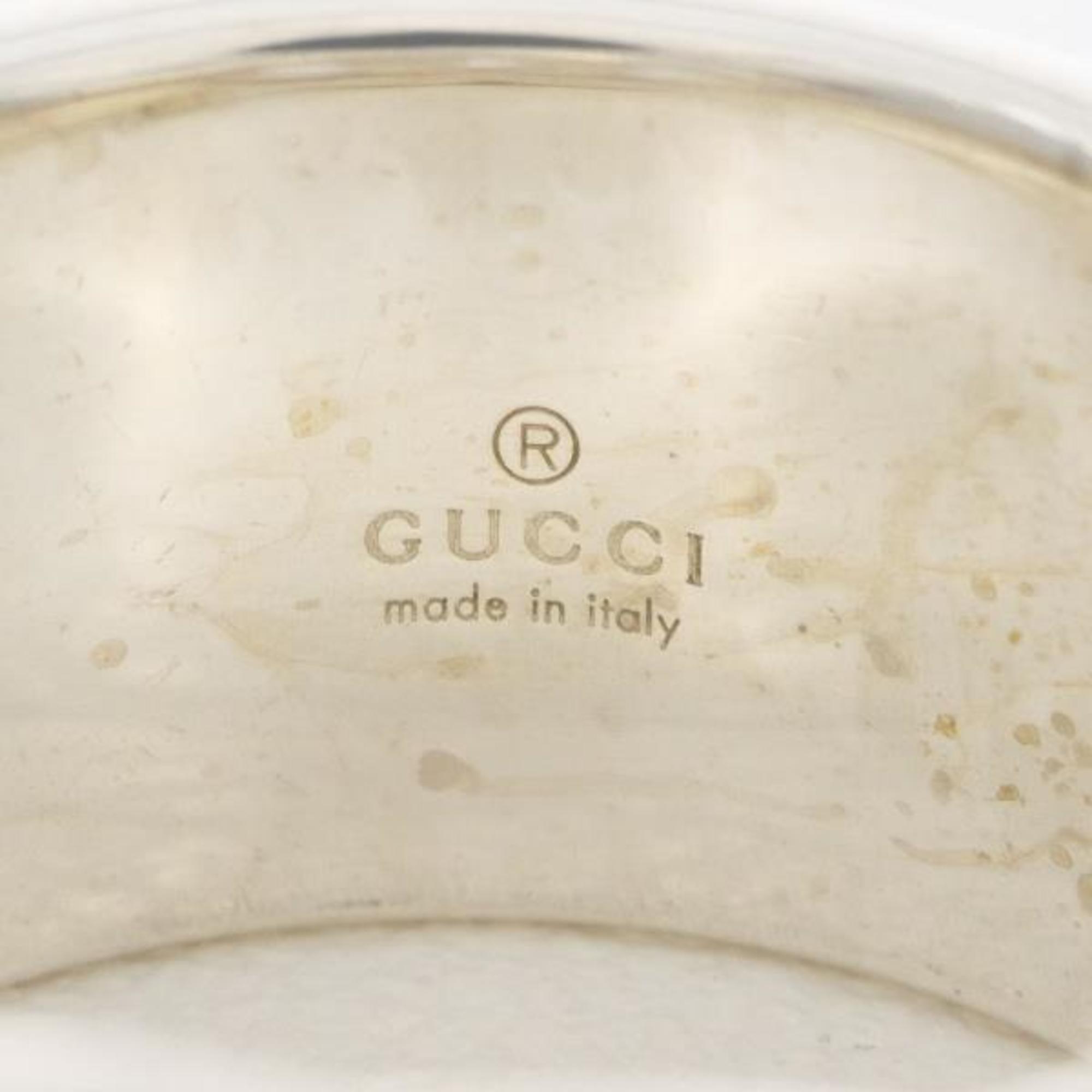 Gucci Interlocking G Silver Ring Size 12 Total Weight Approx. 9.6g Jewelry Wrapping Free