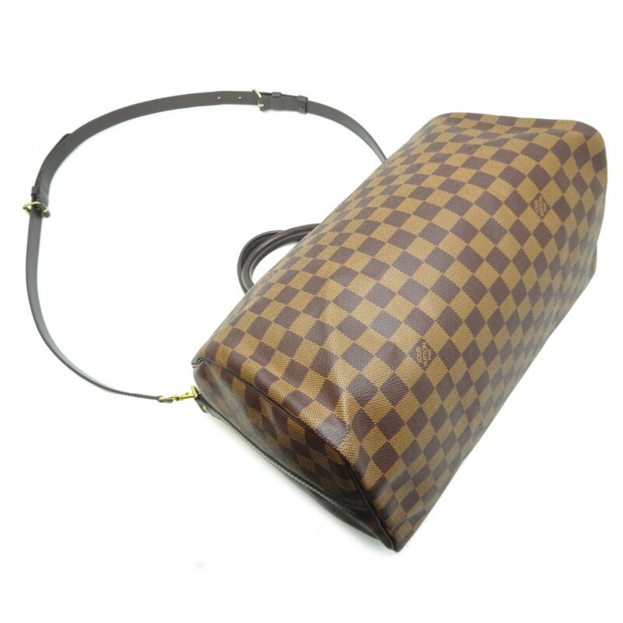 Louis Vuitton Speedy Bandouliere 35 Women's/Men's Boston Bag N41366 Damier Ebene (Brown)