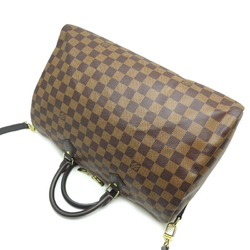 Louis Vuitton Speedy Bandouliere 35 Women's/Men's Boston Bag N41366 Damier Ebene (Brown)