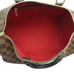 Louis Vuitton Speedy Bandouliere 35 Women's/Men's Boston Bag N41366 Damier Ebene (Brown)