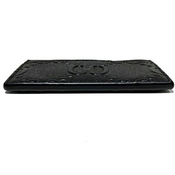 GUCCI 625564 GG Embossed Leather Brand Accessories Pass Case Business Card Holder Men's