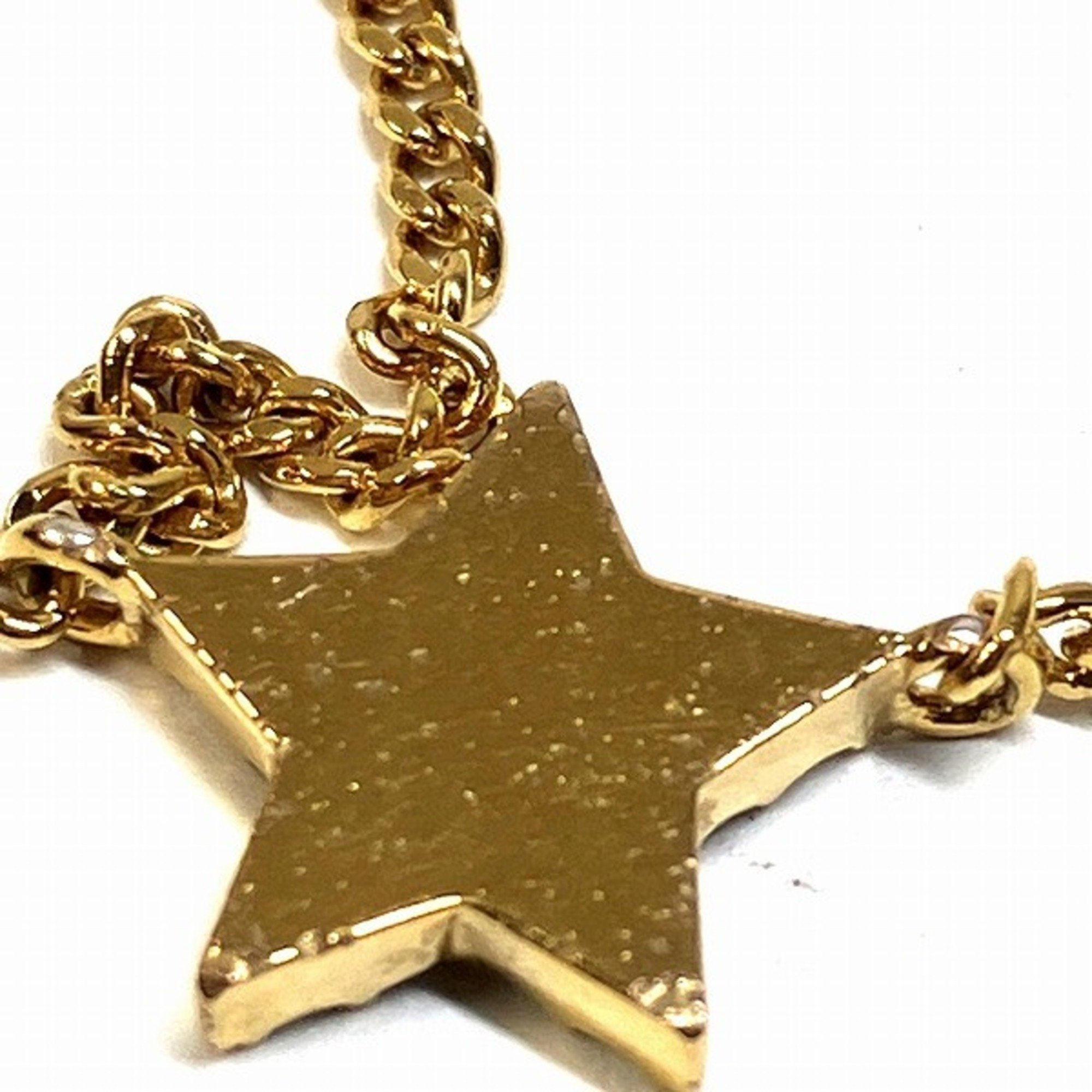 Christian Dior Dior Double Necklace Star Charm Brand Accessories Women's