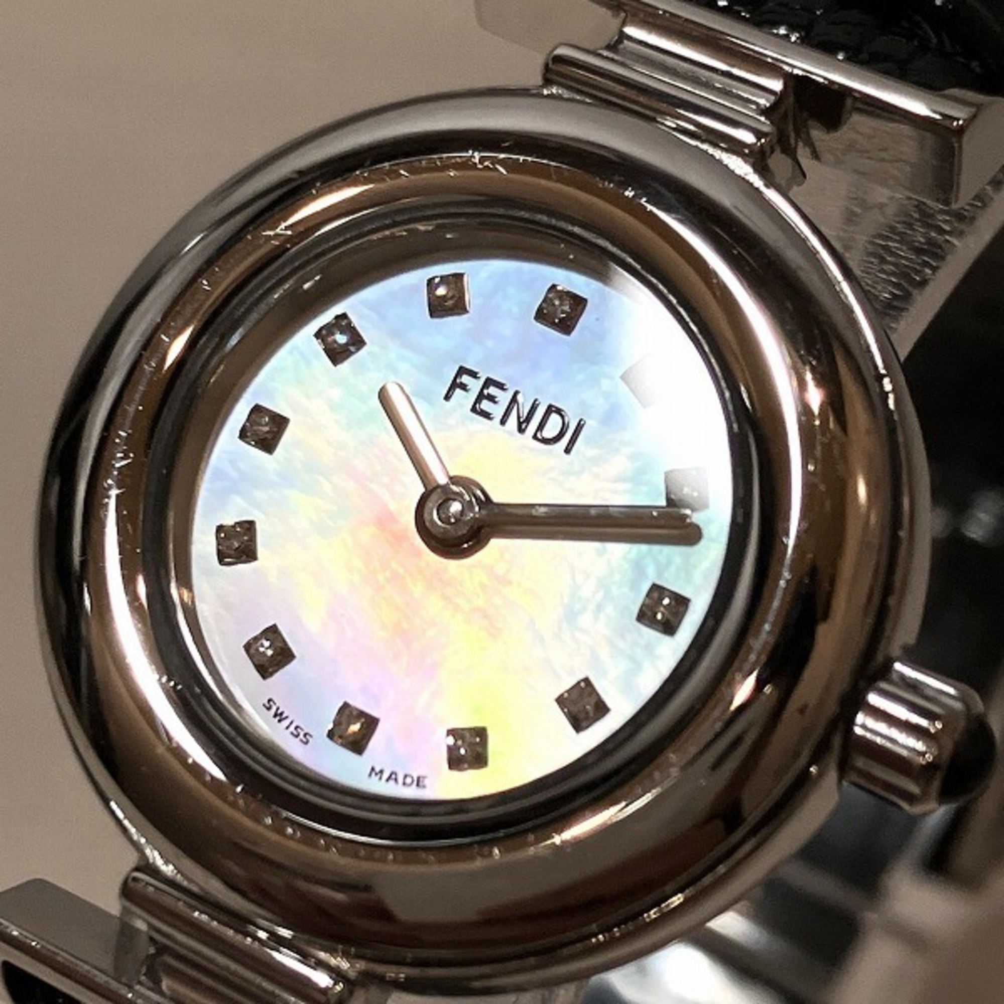 FENDI 320L Quartz 12P Watch Ladies