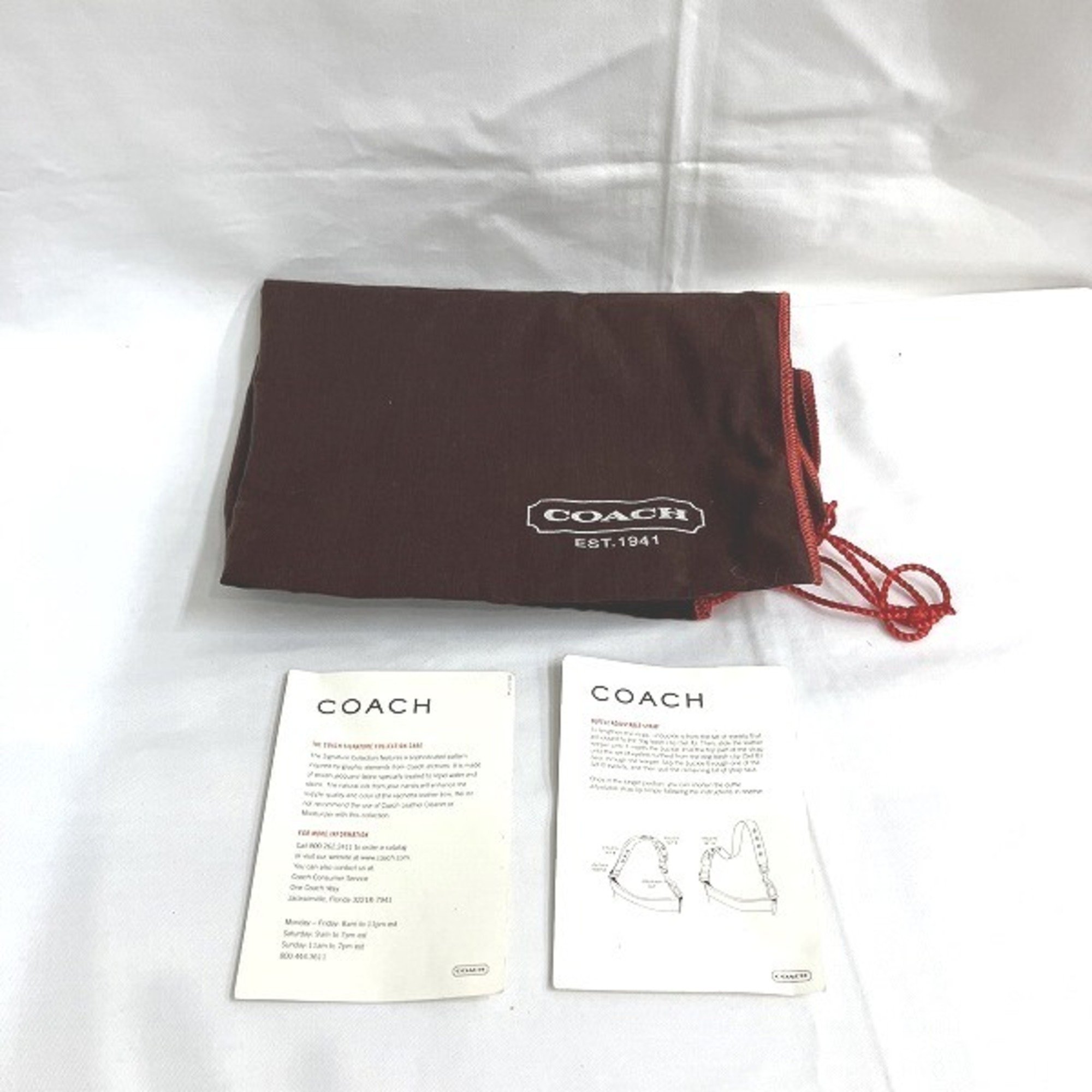 Coach COACH Signature 10403 Brown Bag Shoulder Ladies