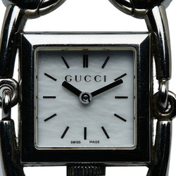 Gucci Signoria Watch 116.5 Quartz Shell Dial Stainless Steel Ladies GUCCI