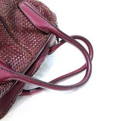 Tod's 2WAY Bordeaux Leather Bag Handbag Shoulder Ladies