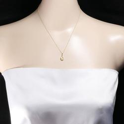 Tiffany Open Teardrop 18K YG Necklace Total Weight Approx. 1.8g 40cm Jewelry Wrapping Free