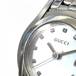GUCCI 5500L Quartz 11P Diamond Watch Ladies
