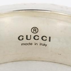 Gucci Double G Silver Ring Size 19.5 Box Bag Total Weight Approx. 8.6g Jewelry Wrapping Free