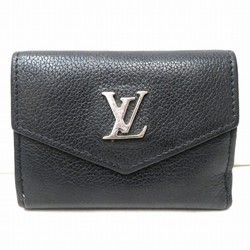 Louis Vuitton Portefeuille Rock Mini M63921 Noir Trifold Wallet Men's Women's