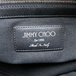 Jimmy Choo Derek Clutch Bag Women's/Men's Leather Black