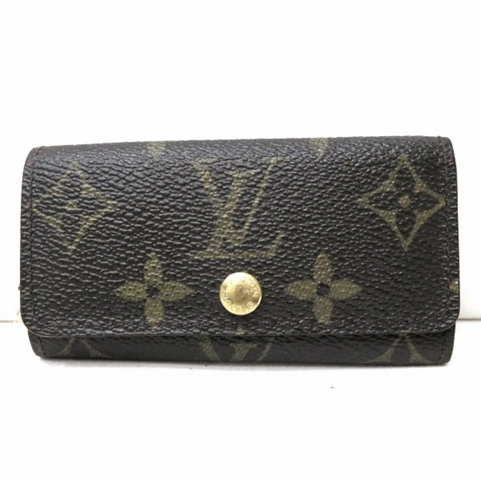 Louis Vuitton Monogram Multicle 4 M62631 Key Case Men's Women's Accessories