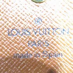 Louis Vuitton Monogram Portomone Bier Tresor M61730 Wallet Bifold Men's Women's