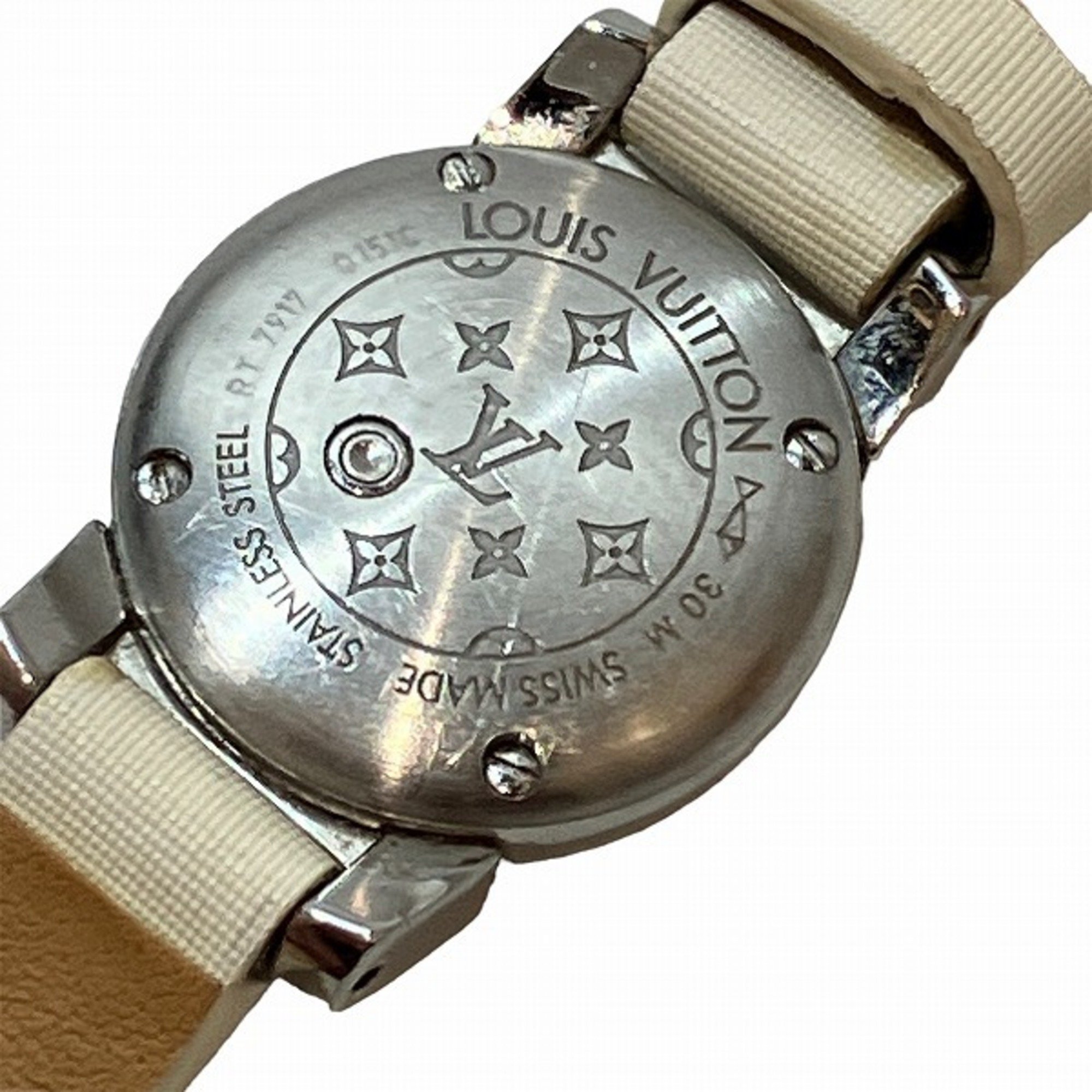 Louis Vuitton Tambour Bijou Q151C Quartz Watch Ladies