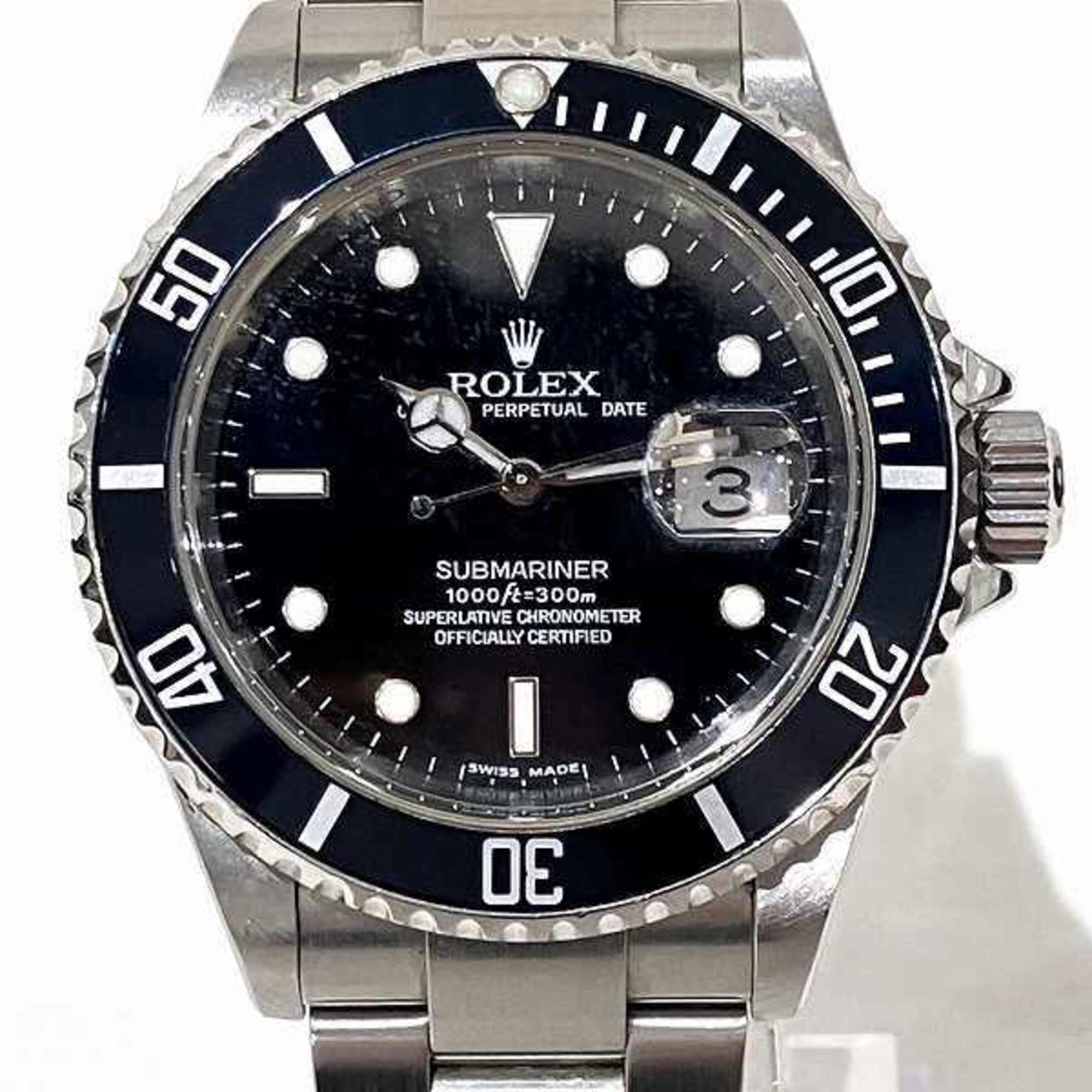 Rolex Submariner Date 16610 M number automatic watch men's