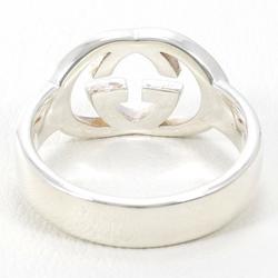 Gucci Interlocking G Silver Ring Size 16 Total Weight Approx. 5.7g Jewelry Wrapping Free