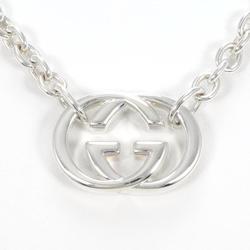 Gucci Interlocking G Silver Necklace Total Weight Approx. 27.4g 40cm Jewelry Wrapping Free