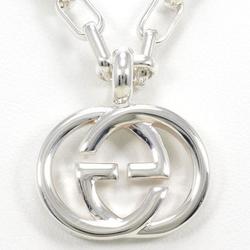 Gucci Interlocking G Silver Necklace Total Weight Approx. 22.2g 50cm Jewelry Wrapping Free