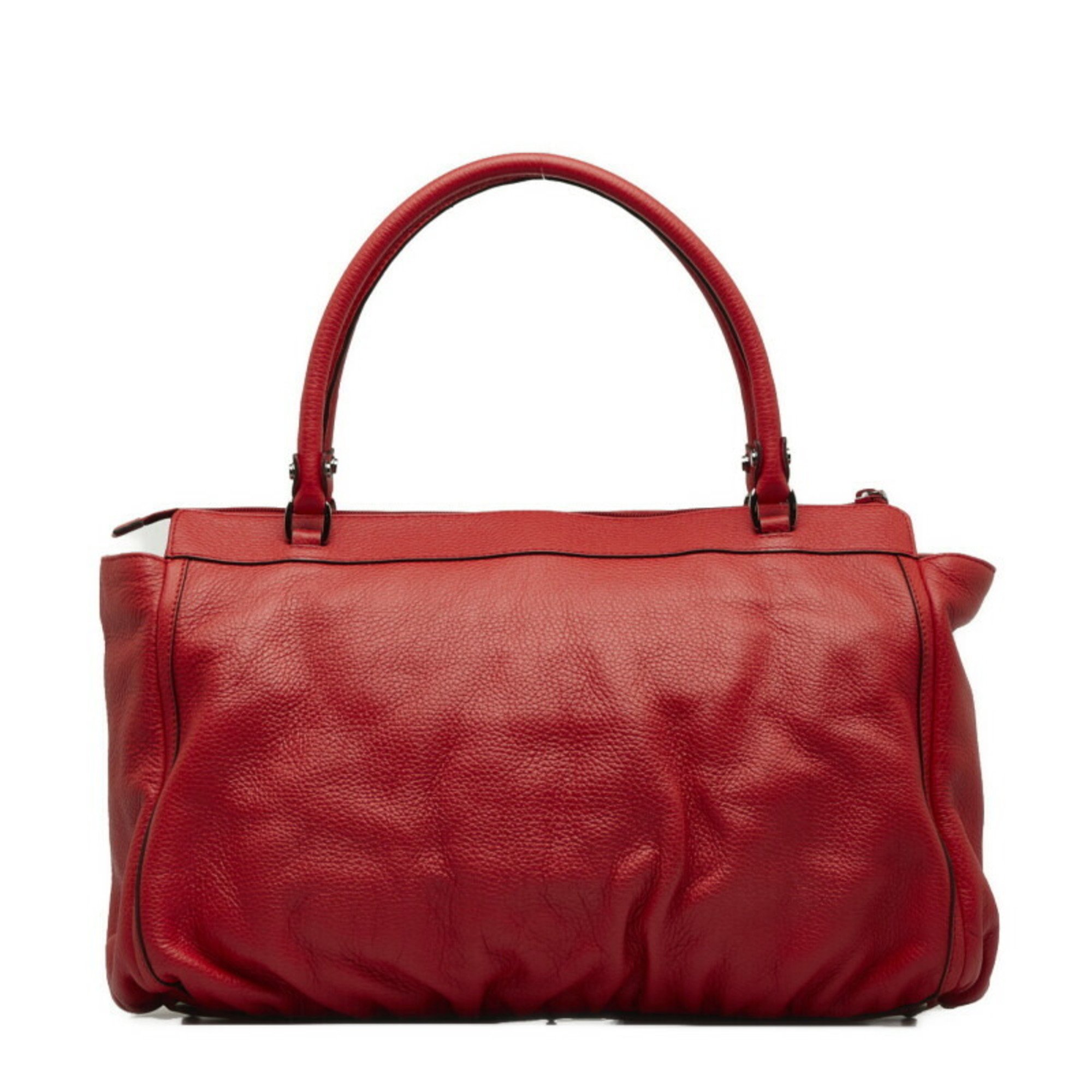 Gucci Abbey Tote Bag Shoulder 341491 Red Leather Women's GUCCI