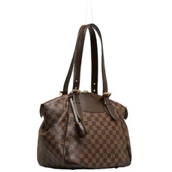 Louis Vuitton Damier Verona PM Handbag Tote Bag N41117 Brown PVC Leather Women's LOUIS VUITTON