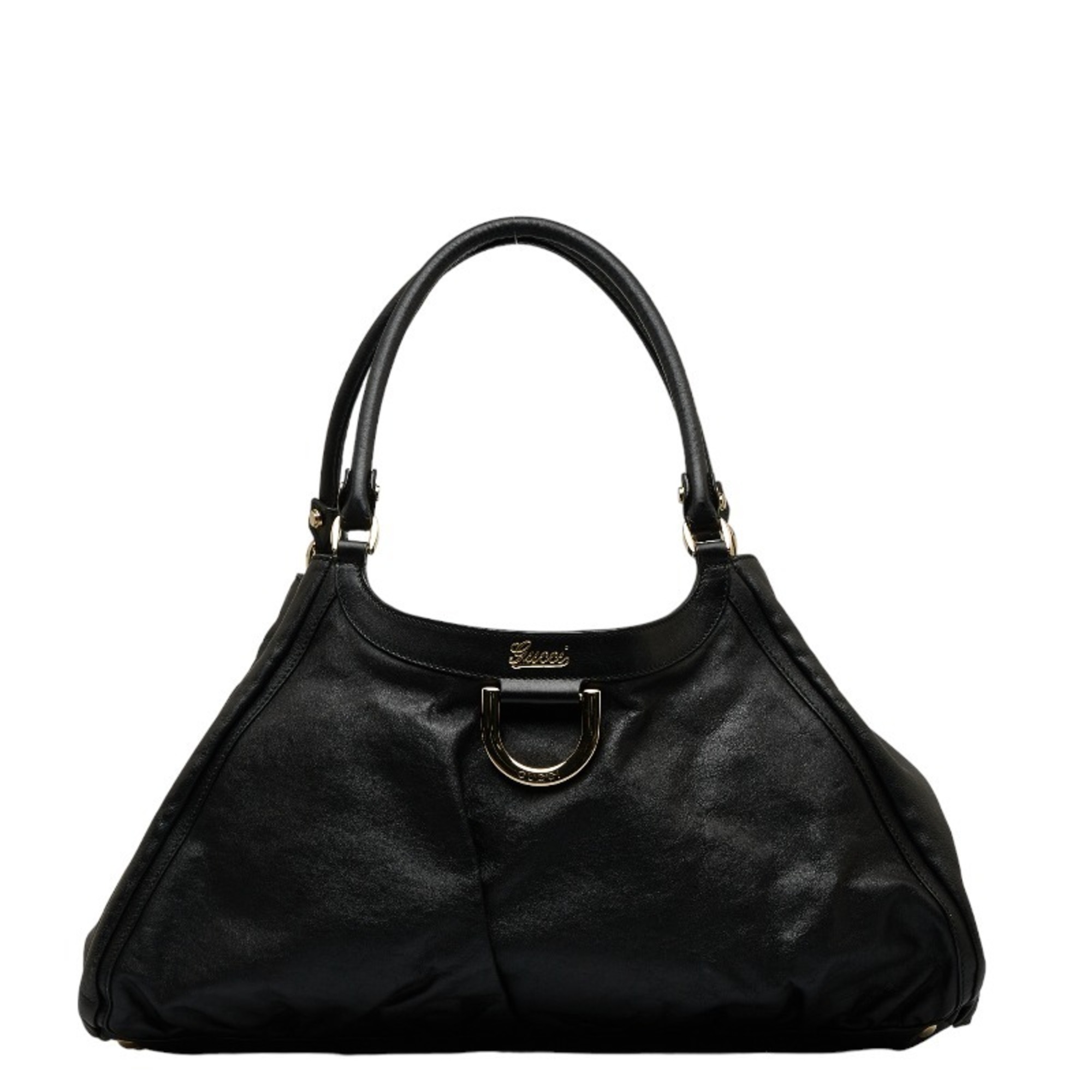 Gucci Abbey Shoulder Bag 189835 Black Leather Women's GUCCI