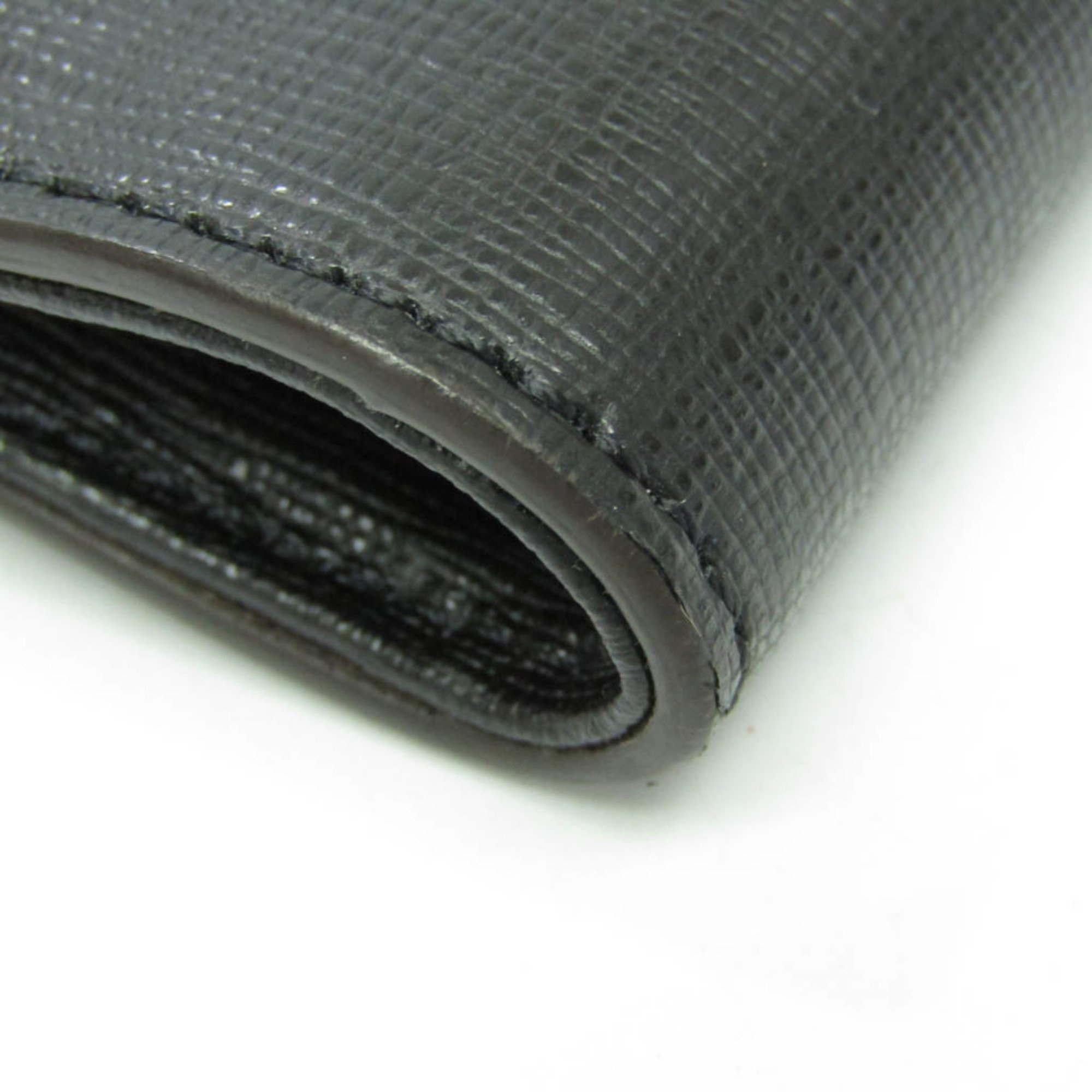 Fendi Chain Women's Leather Tote Bag Black,Silver