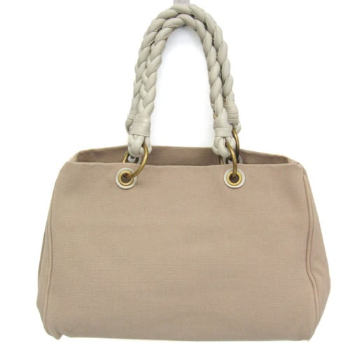 Bottega Veneta 195976 Women,Men Leather,Canvas Tote Bag Beige,Off-white |  eLADY Globazone